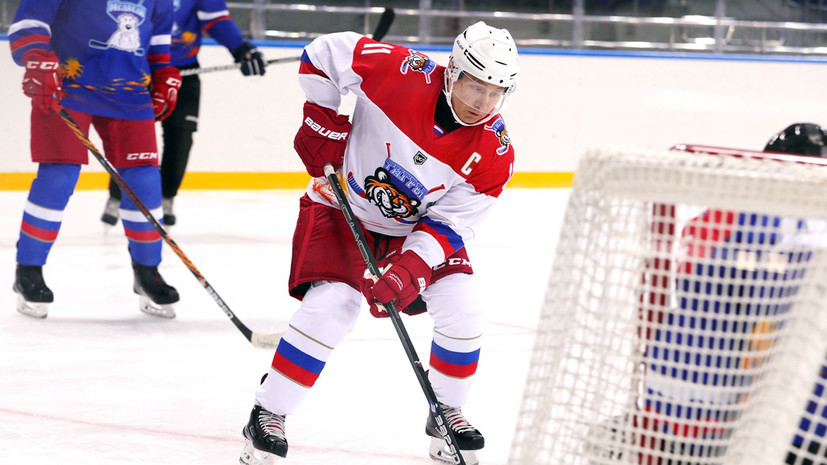 Команда Путина и Лукашенко победила в хоккейном товарищеском матче