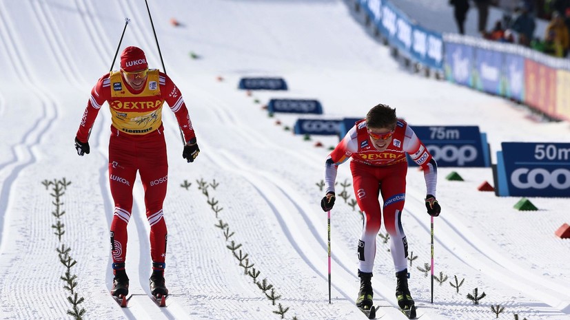 Большунов завоевал серебро в масс-старте на «Тур де Ски» в Оберстдорфе