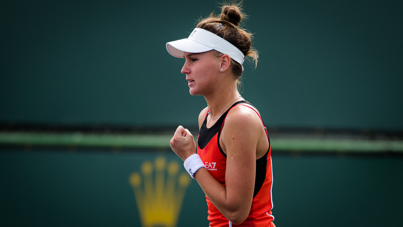 Кудерметова победила Потапову и стала полуфиналисткой турнира WTA в Мельбурне