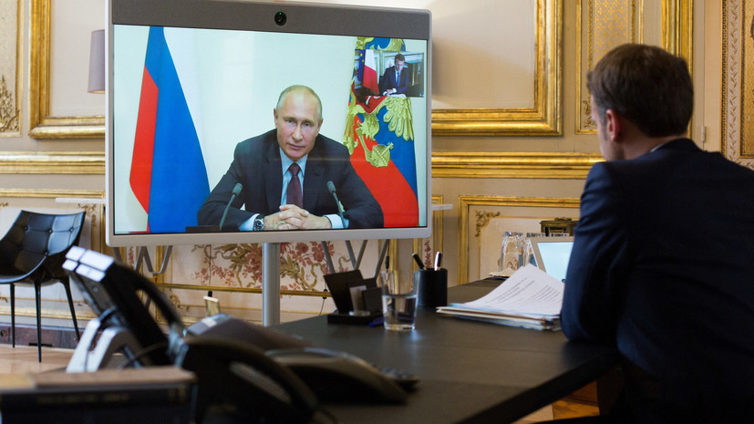 Песков не исключил возможность телефонных переговоров Путина и Макрона в ближайшие дни