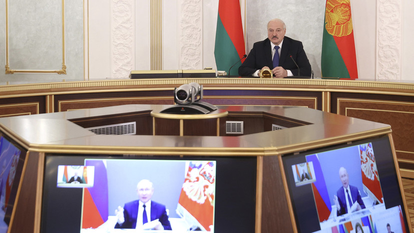 Лукашенко и Путин обсудили ситуацию в Казахстане
