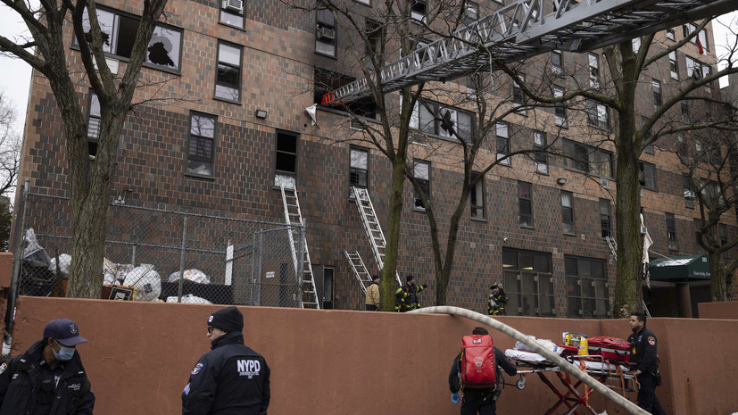 Не менее 19 человек погибли при пожаре в Нью-Йорке