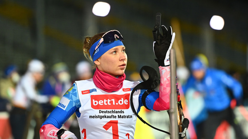 Буртасова завоевала серебро в спринте на этапе Кубка IBU в Брезно-Осрблье