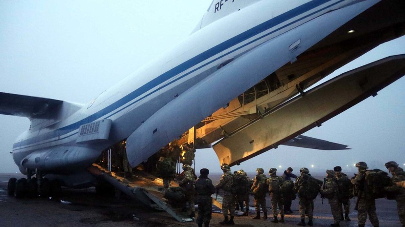 Российские самолёты доставили армянских военных из сил ОДКБ в пункты дислокации