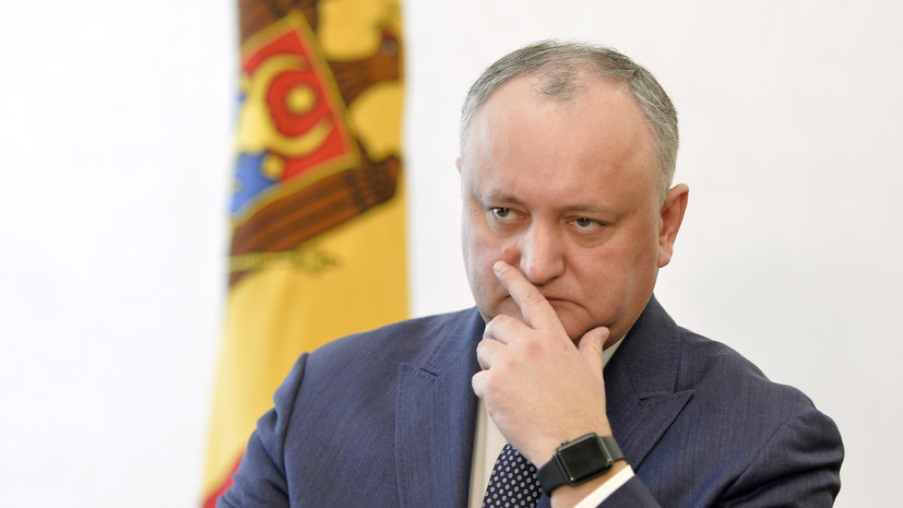 Додон назвал нынешнее правительство Молдавии самым слабым в истории страны