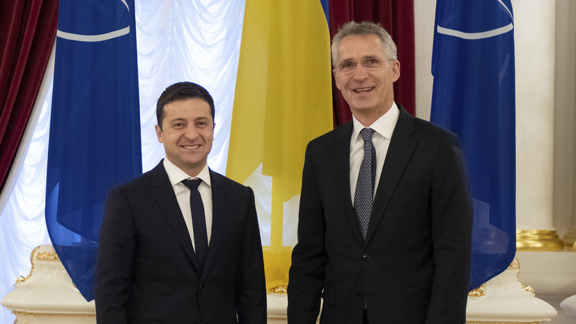 Зеленский обсудил со Столтенбергом возможность участия Украины в июньском саммите НАТО