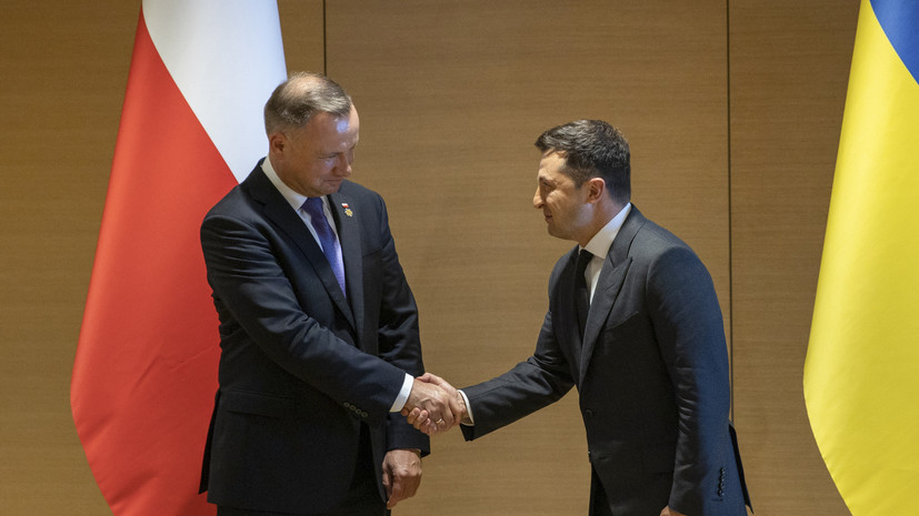 Президенты Зеленский и Дуда начали встречу в Польше