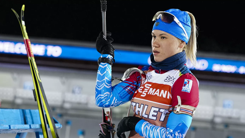 Российские биатлонистки завоевали серебро в эстафете на этапе КМ в Антхольце