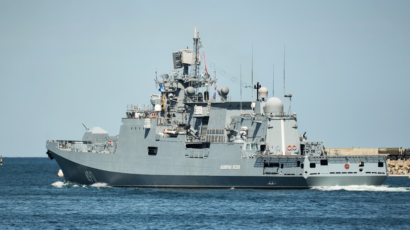Корабли ЧФ России в ходе учений провели артиллерийские стрельбы в Чёрном море