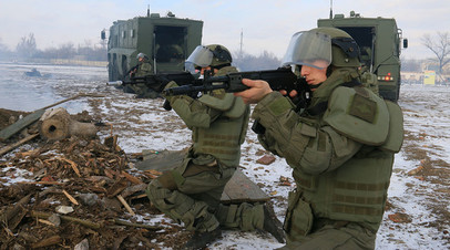 Военнослужащие Инженерных войск ВС РФ