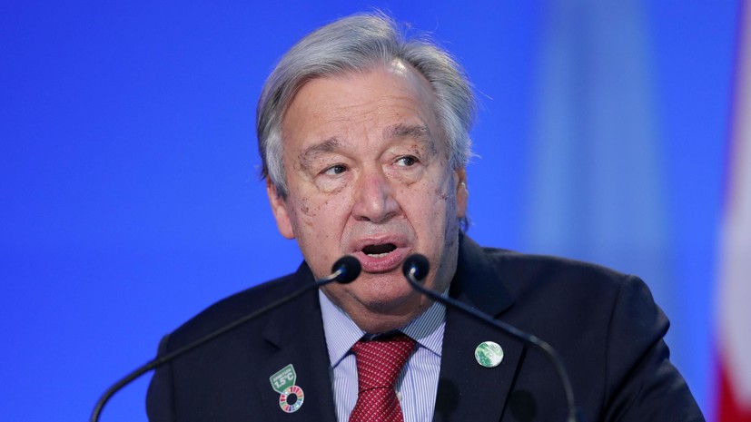 Генсек ООН Гутерреш осудил ракетный запуск КНДР