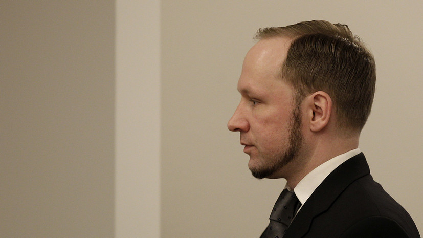 Суд в Норвегии отказал террористу Андерсу Брейвику в условно-досрочном освобождении