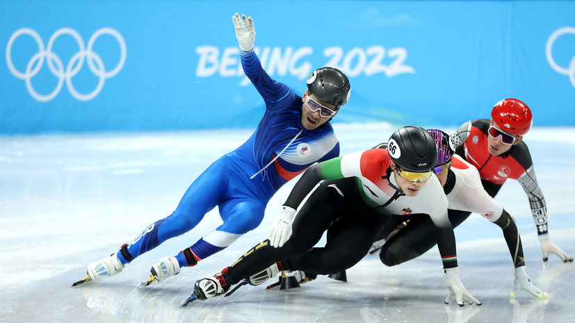 Российские шорт-трекисты вышли в полуфинал смешанной эстафеты на Олимпиаде