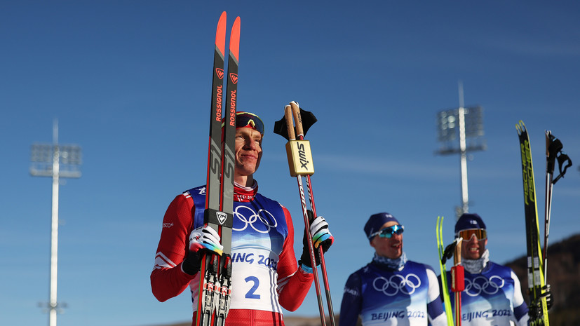 Жуков назвал Большунова героем после победы в скиатлоне на ОИ-2022