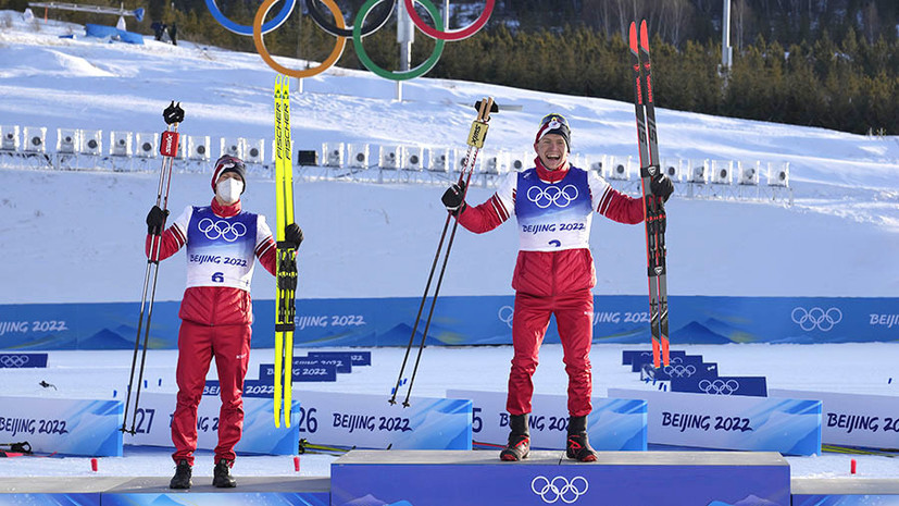 Упал, поднялся, победил: Большунов и Спицов не заметили норвежцев и произвели фурор в скиатлоне на ОИ-2022