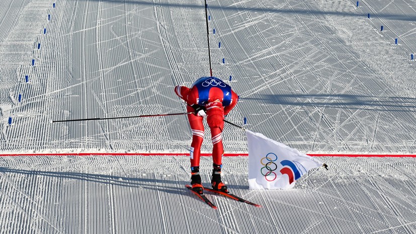 Тренер: Большунов пропустит лыжный спринт Олимпиады