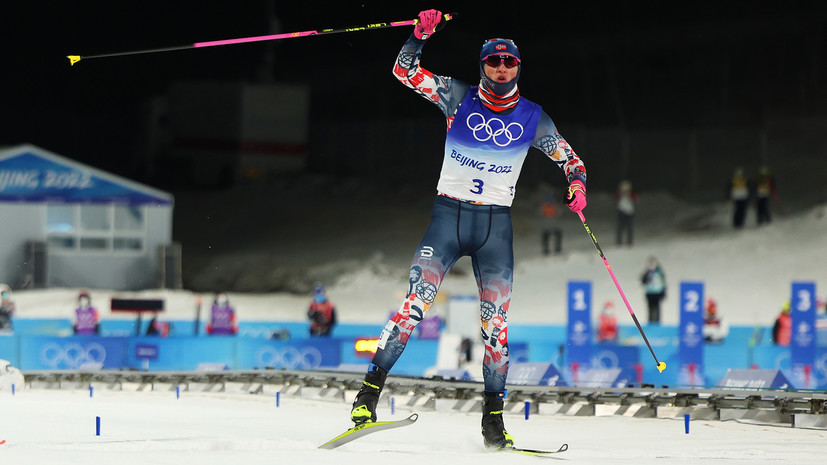 Дедушка Клебо поделился эмоциями после победы внука в спринте на ОИ-2022