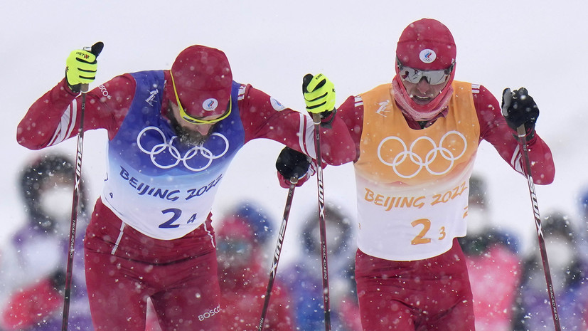 Российские лыжники впервые за 42 года выиграли эстафету на Олимпиаде