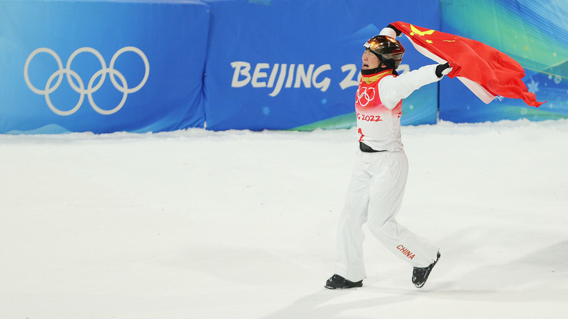 Китаянка Сюй Мэнтао завоевала золото Олимпиады в лыжной акробатике 