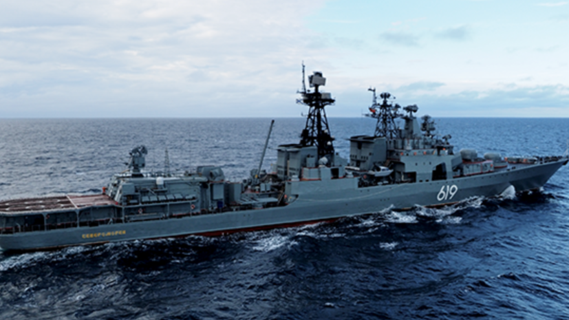 Экипажи кораблей Северного флота провели учения в Баренцевом море