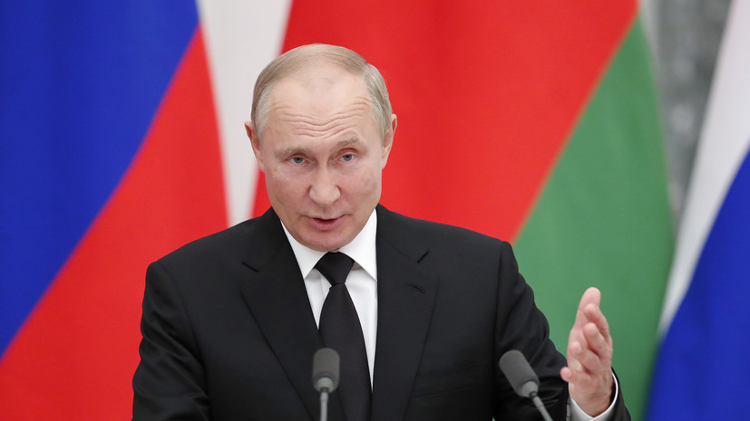Путин заявил, что не обращал внимания на вбросы о «вторжении» России на Украину