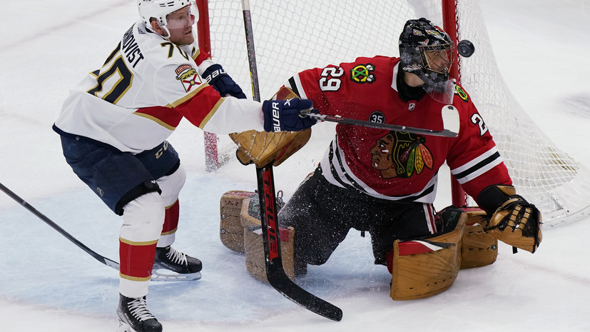 «Флорида» обыграла «Чикаго», Бобровский отразил 22 броска  