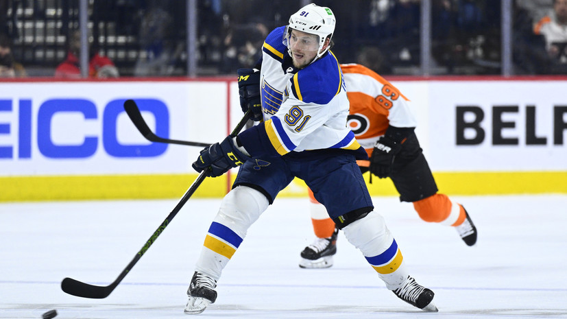 Тарасенко признан первой звездой матча НХЛ «Филадельфия» — «Сент-Луис»