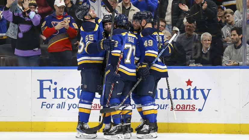 Три передачи Барбашёва помогли «Сент-Луису» обыграть «Баффало» в матче НХЛ
