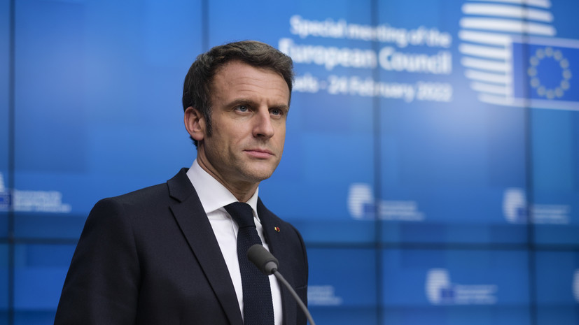 Макрон созовёт совет обороны Франции по ситуации на Украине