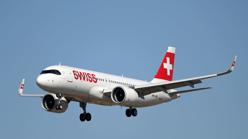 Авиакомпания SWISS перестала использовать российское воздушное пространство