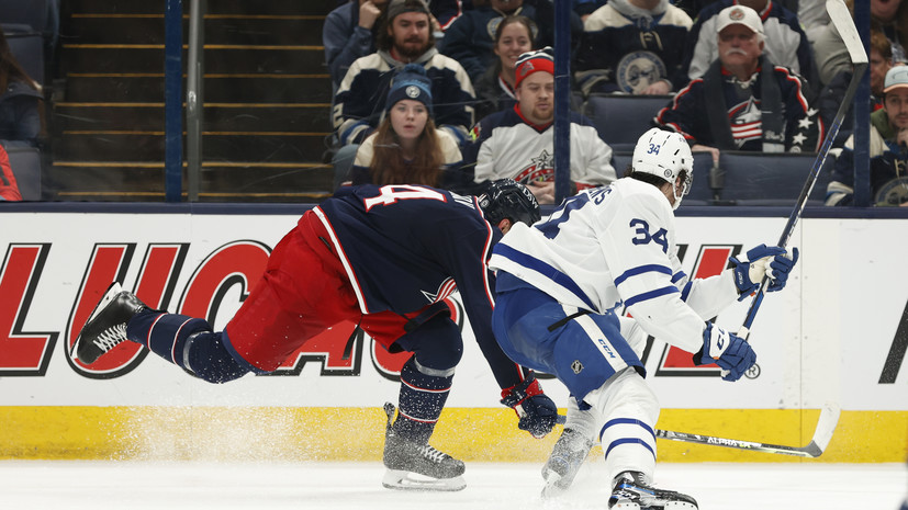 Шайба Михеева помогла «Торонто» обыграть «Коламбус» в матче НХЛ