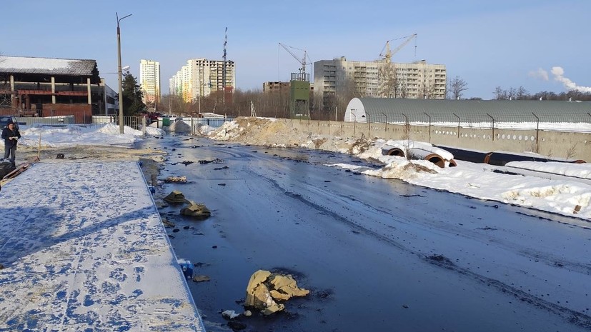 В Пензе из-за разгерметизации резервуара для хранения битума пострадали несколько человек