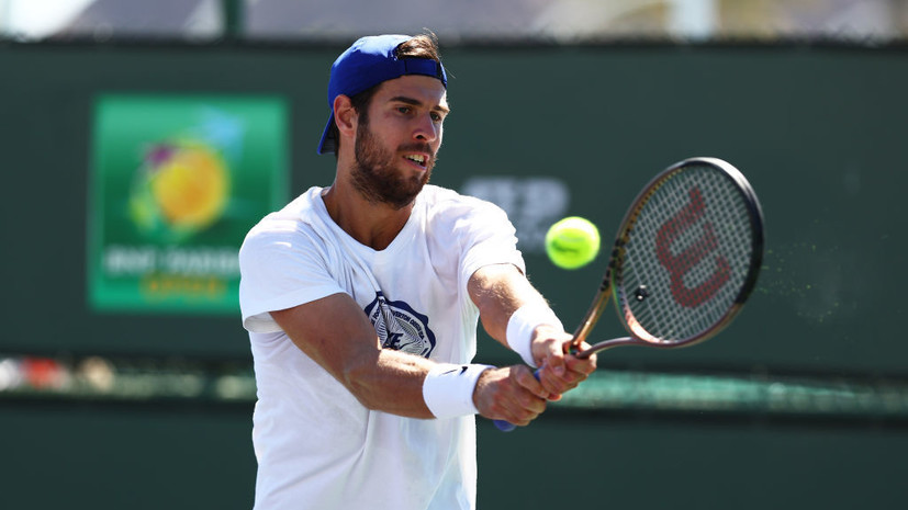 Хачанов не сумел выйти в третий круг теннисного турнира в Индиан-Уэллсе