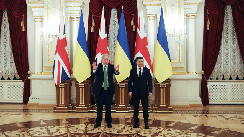 Премьер Великобритании Джонсон и Зеленский провели переговоры