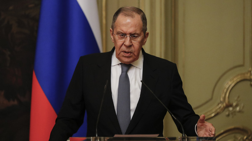 Лавров: с территории Украины не должно исходить угроз для России