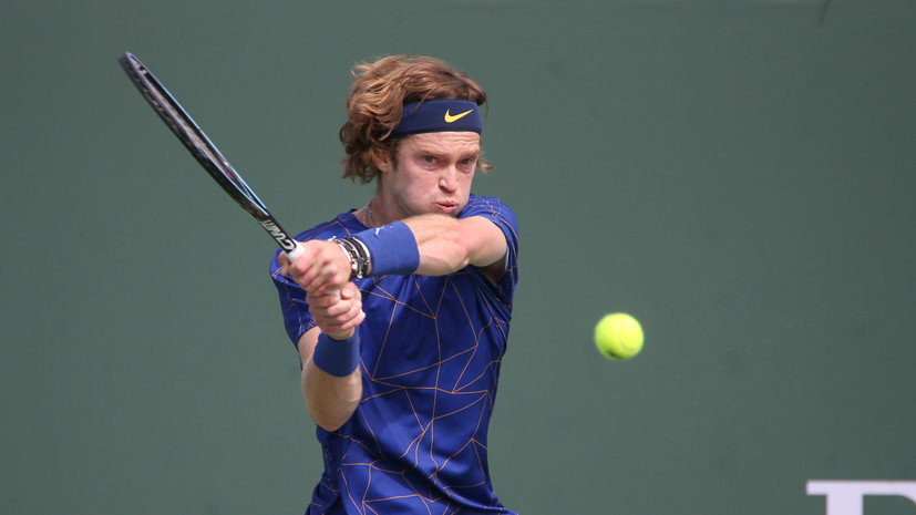 Чесноков сравнил игру Рублёва с Агасси на теннисном турнире в Индиан-Уэллсе