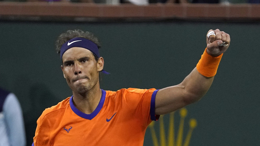 Надаль обыграл Алькараса и вышел в финал турнира в Индиан-Уэллсе