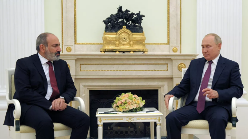 Песков: Путин и Пашинян обсудили ситуацию в Карабахе