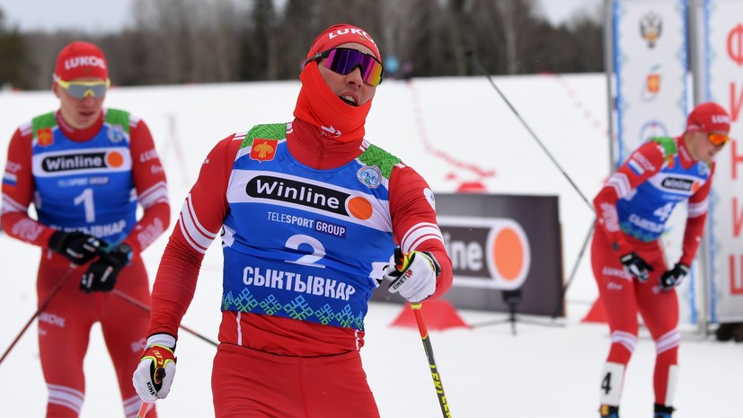 Терентьев выиграл спринт на чемпионате России, Большунов — второй