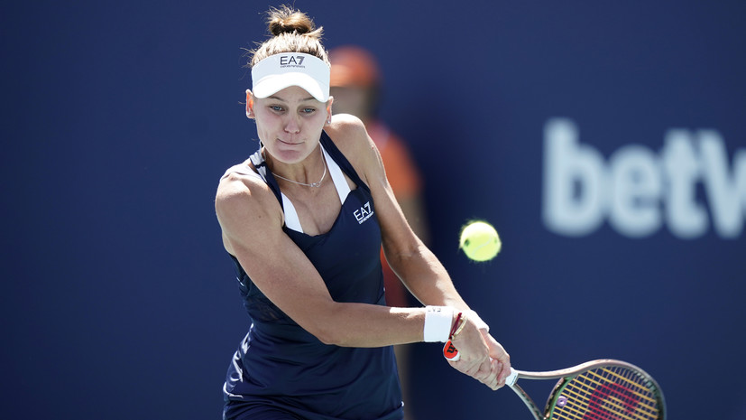 Кудерметова уступила Квитовой на турнире WTA в Майами, хотя вела по ходу второго сета 4:0 