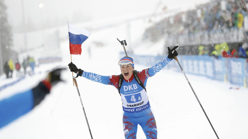 Юрлова-Перхт и Цветков выиграли золото в сингл-миксте на чемпионате России