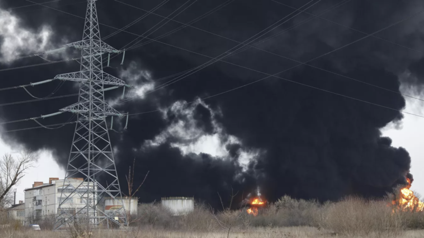 На Украине не подтверждают и не опровергают причастность к пожару на нефтебазе в Белгороде