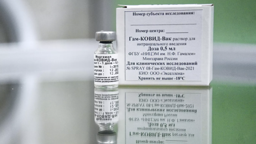 Гинцбург высказался о назальной вакцине от COVID-19