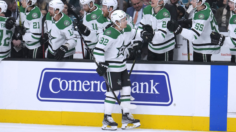 Гол и пас Наместникова помогли «Далласу» одолеть «Сан-Хосе» в НХЛ