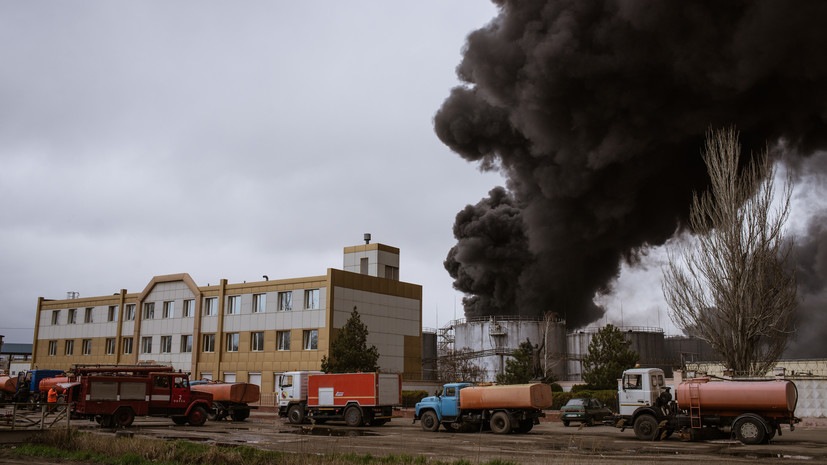Армия России нанесла ракетные удары по топливным хранилищам в трёх областях Украины