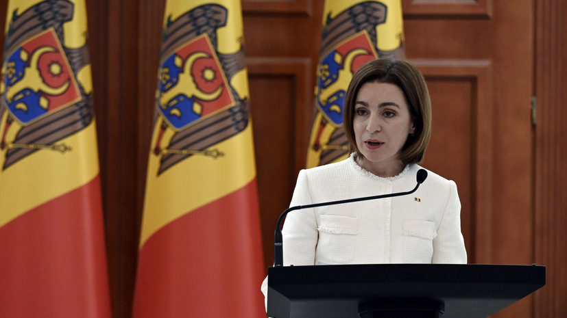 Санду: Молдавия не станет помогать России обходить западные санкции