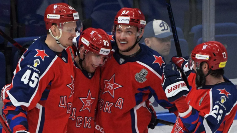Гол Гусева помог СКА обыграть ЦСКА и сравнять счёт в финальной серии Запада в КХЛ