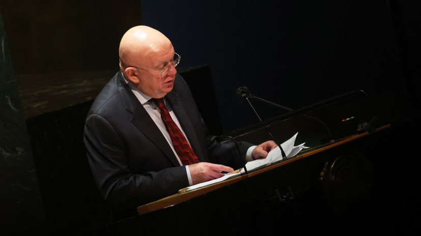 Небензя назвал беспрецедентным отказ Великобритании провести заседание СБ ООН по Буче