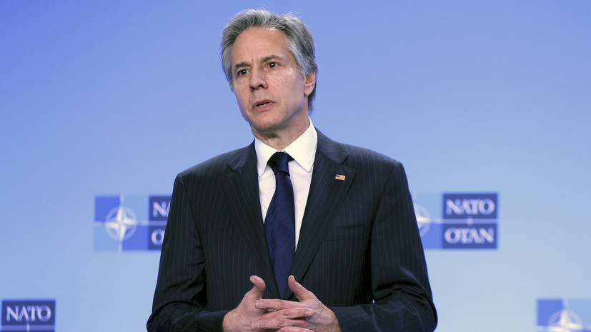 Госсекретарь США Блинкен не стал прямо отвечать на вопрос о гарантиях безопасности Киева