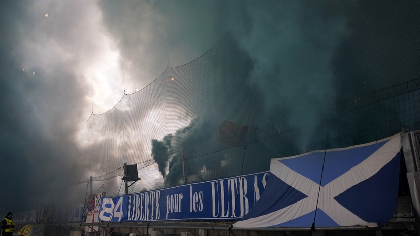 Опубликовано видео беспорядков с участием фанатов ПАОК на матче с «Марселем»